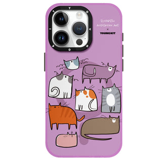 @Elizabeth Anderson Art "Love Cat" iPhone 14/15 Case-Carnival