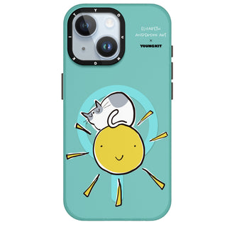 @Elizabeth Anderson Art "Love Cat" iPhone 14/15 Case-Sunshine