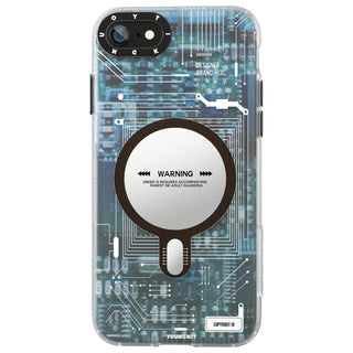 Futuristic Circuit Board Magsafe iPhone 7/8/SE Case