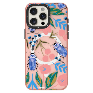@Tara Reed. Vibrant Flora And Fauna iPhone14/15 Case-Pink