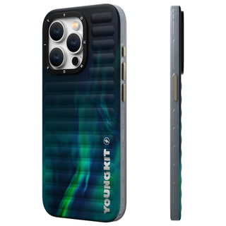 Aurora Luggage-Inspired  Magsafe iPhone15 Case-Light Snake