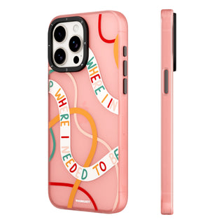@Blushing. ginger Positive Quotes iPhone 12/13/14/15 Case-Pink
