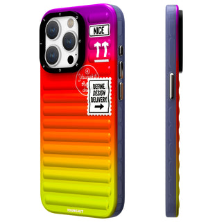 Color-Gradient Luggage-Inspired iPhone13/14/15 Case