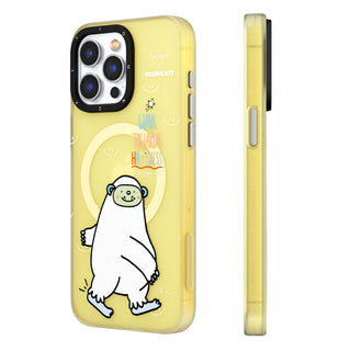 @Tongos Quirky Monsters Magsafe iPhone 14/15 Case-Yellow