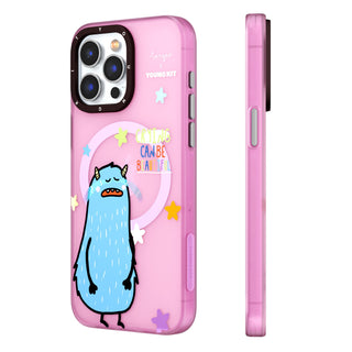 @Tongos Quirky Monsters Magsafe iPhone 14/15 Case-Pink