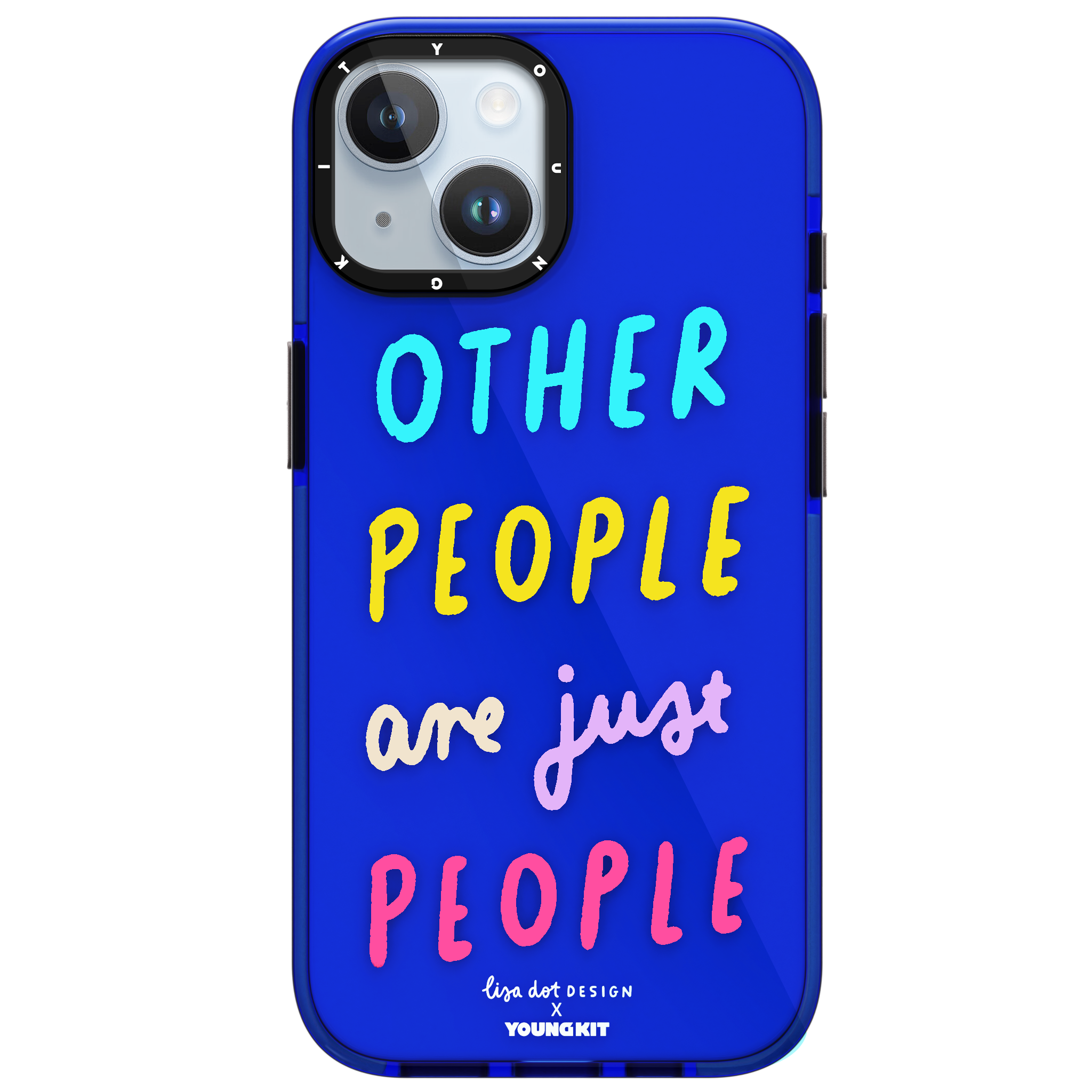 @LisadotDesign Positive Quotes iPhone 14/15 Case