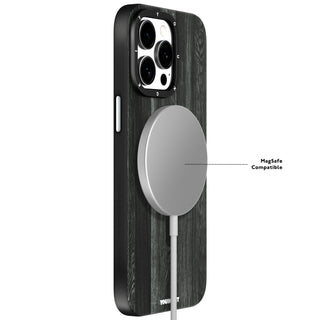 Original Wooden Texture Magsafe iPhone 14/15 Case-Blackwood