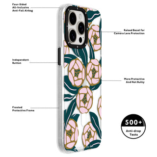 @Tara Reed. Vibrant Flora And Fauna iPhone 14/15 Case-Purple