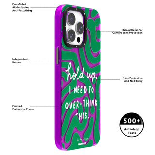 @LisadotDesign Positive Quotes iPhone14/15 Case-Red