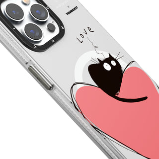 @Elizabeth Anderson Art "Love Cat" iPhone 14/15 Case-Emotional Bond
