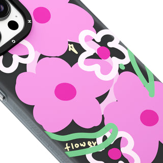 @李李哈 Irregular Floral Magsafe iPhone 14/15 Case