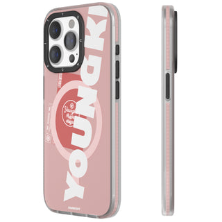 Colorful Soft Matte Texture Magsafe iPhone 13/14/15 Case-Pink