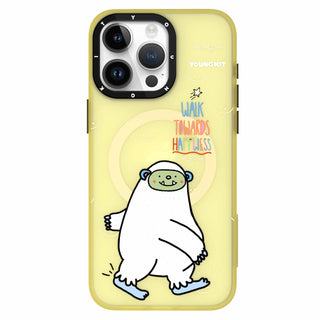 @Tongos Quirky Monsters Magsafe iPhone 14/15 Case-Yellow