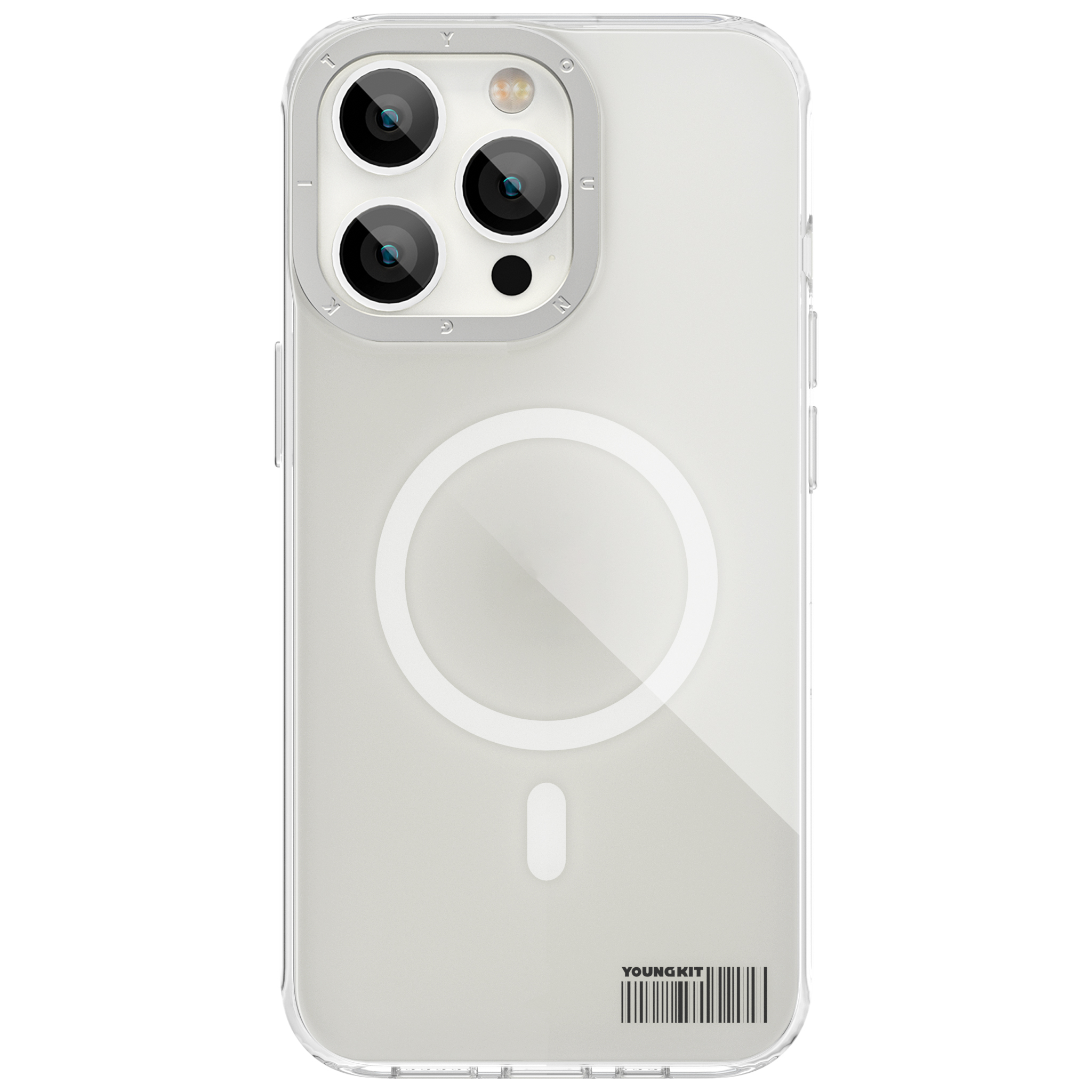Transparent  Liuli Mirror Magsafe iPhone 13 Case