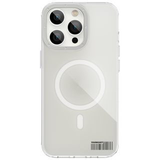 Transparent  Liuli Mirror Magsafe iPhone14 Case