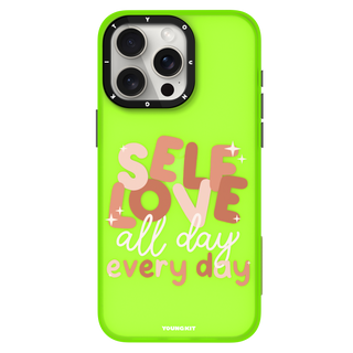 @Blushing. ginger Positive Quotes iPhone 12/13/14/15 Case-Green