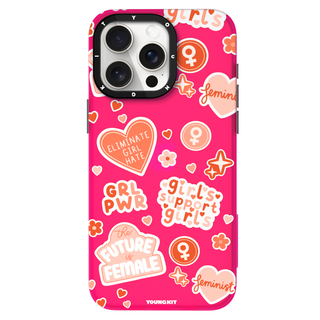 @Blushing. ginger Positive Quotes iPhone 12/13/14/15 Case-Red