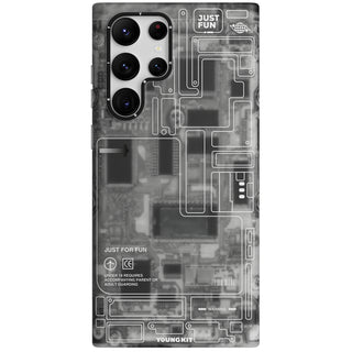 Futuristic Circuit Board Protective Samsung Galaxy S22/S23 Case