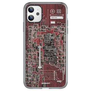Futuristic Circuit Board Protective iPhone11 Case