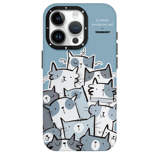 YOUNGKIT X Elizabeth Anderson Art MagSafe iPhone15 Case-Cat Sea