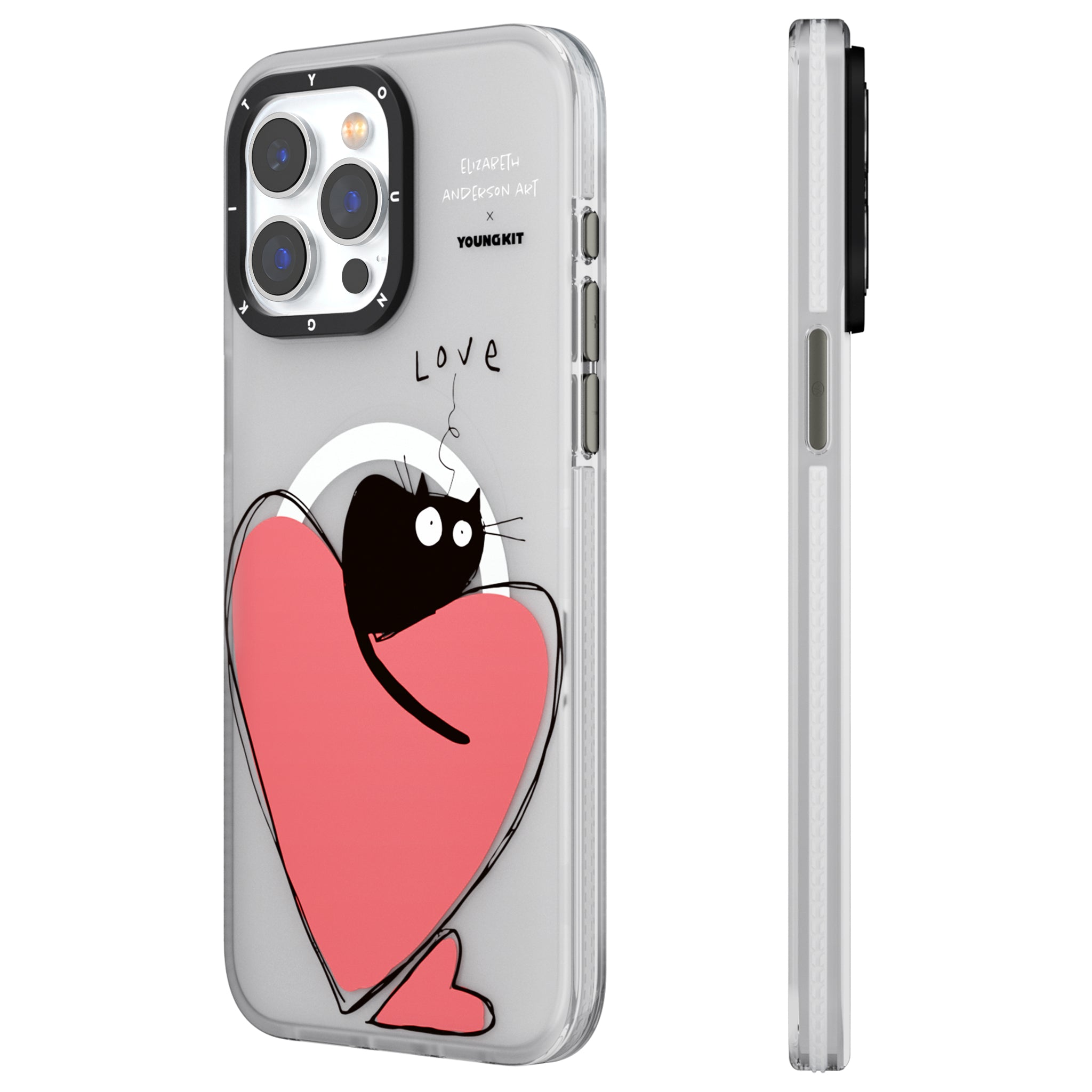 YOUNGKIT X Elizabeth Anderson Art MagSafe iPhone15 Case-Emotional Bond