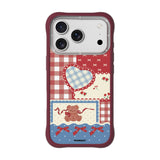 #color_Patchwork Teddy（Cherry Red）