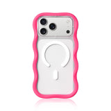 Wavy Removable Silicone Clear Case