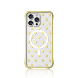 Vanilla Yellow Polka Clear Case
