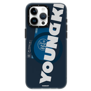 Colorful Anti-Drop Magsafe iPhone15 Case-Blue