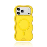 Wavy Removable Macarons Silicone Case