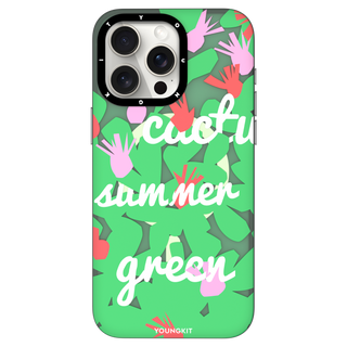 Summer Fruit-Themed Magsafe iPhone 13/14/15 Case-Green