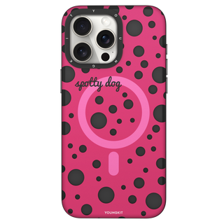 Colorful Polka Dots Magsafe iPhone13/14/15 Case-Red