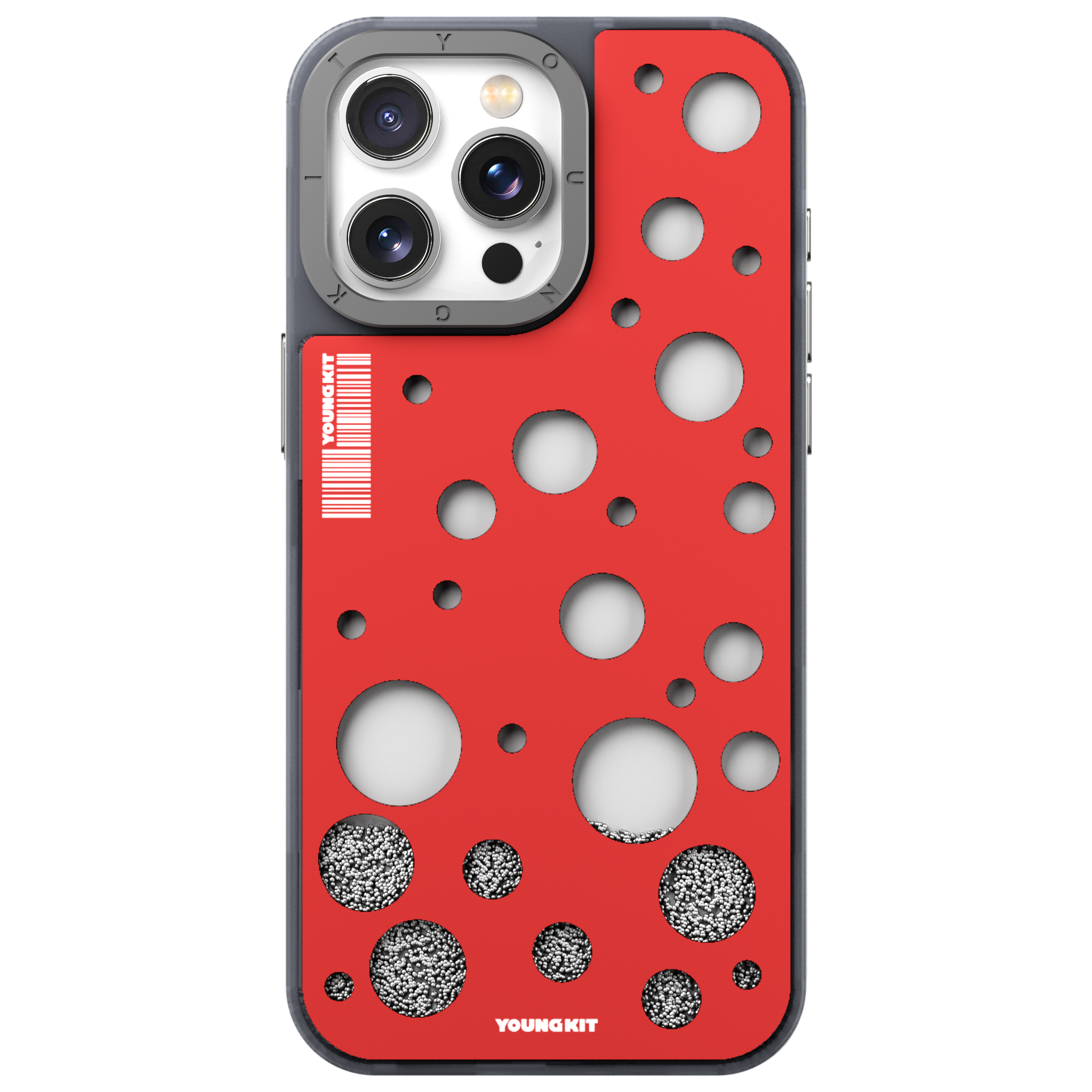 เคส Magsafe สำหรับ iPhone14/15 ลาย Polka Dots Quicksand