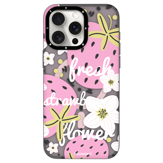 Summer Fruit-Themed Magsafe iPhone13/14/15 Case-Strawberry