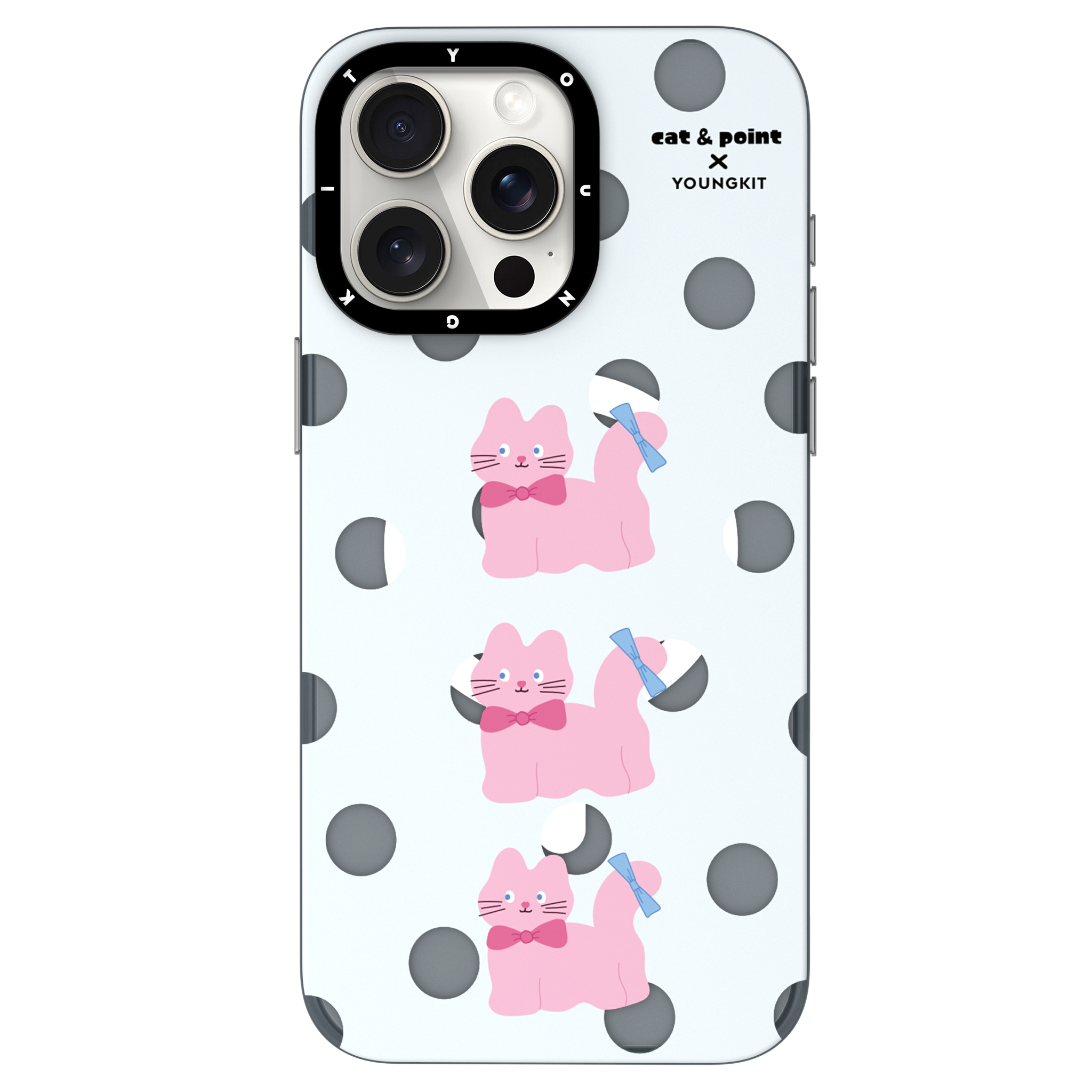 @cat&point Meow Woof Diary iPhone 14/15 Case