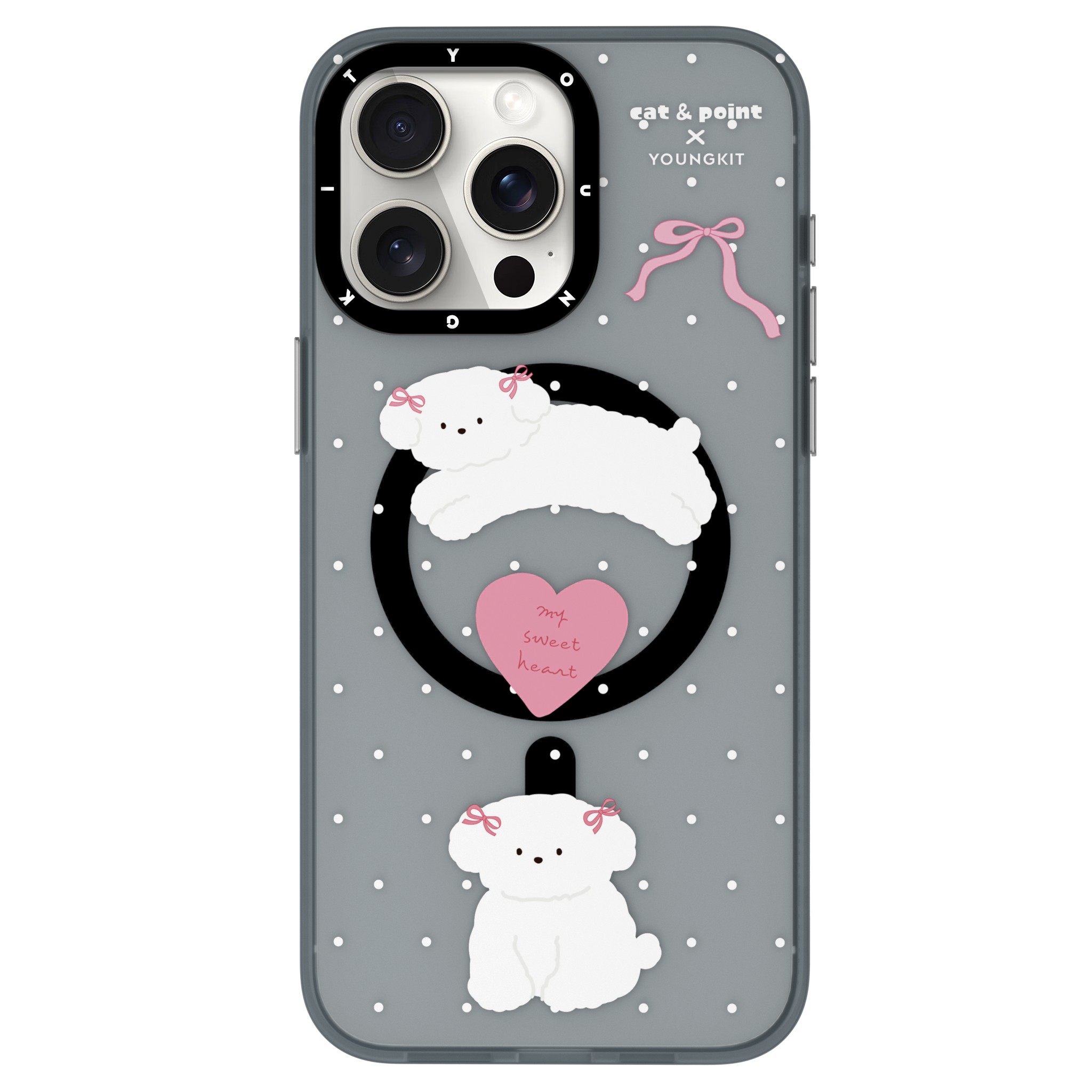 @cat&point Sweet Atmosphere Magsafe iPhone14/15 Case