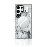 Futuristic White Circuit Board-Galaxy S24