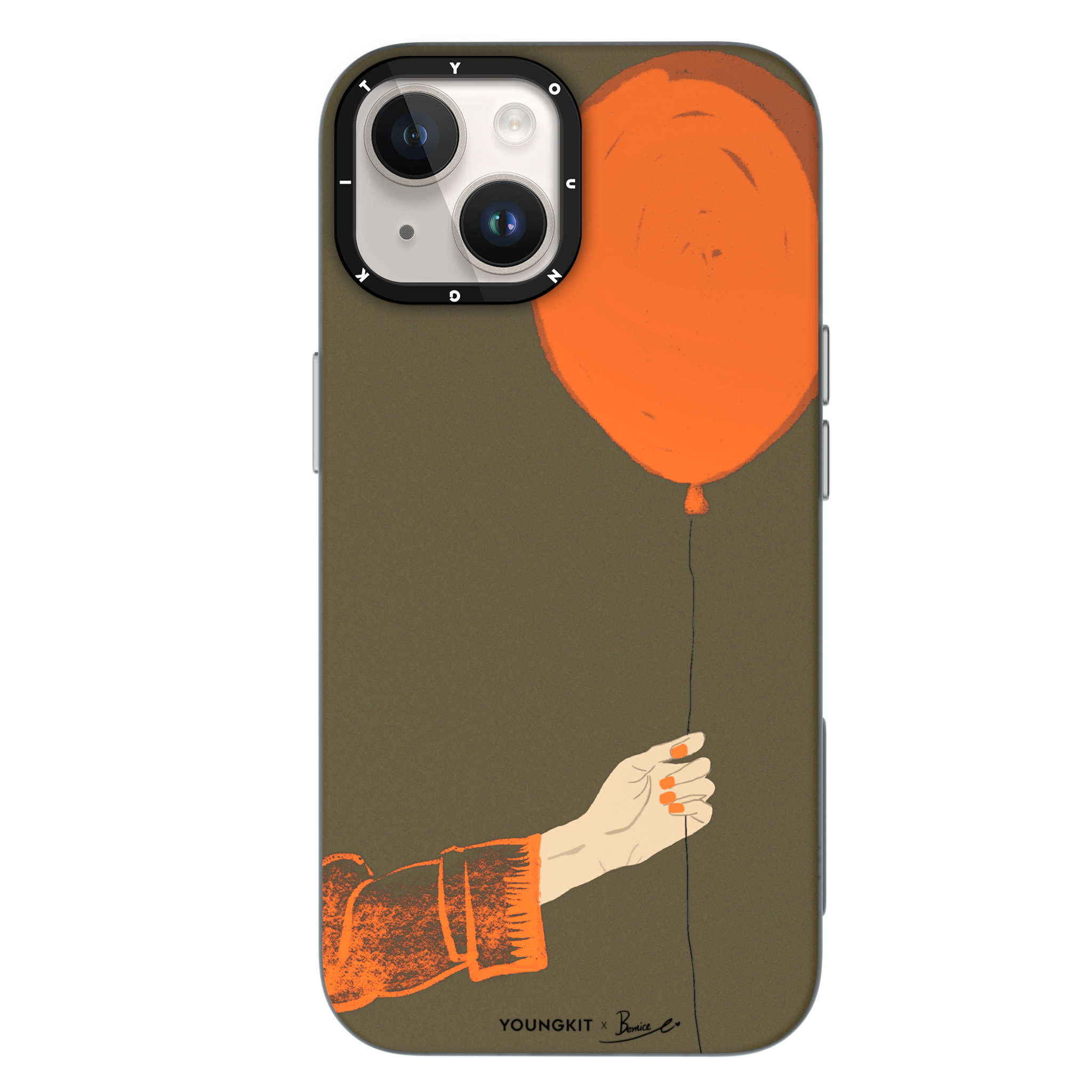 @Bemice Gentle Orange Magsafe เคส iPhone 13/14/15