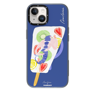 @AkiIshibashi حافظة Magsafe iPhone 13/14/15 ذات طابع الصيف - Popsicle