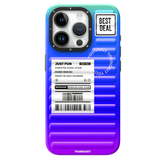 Mysterious Multicolor Gradient Luggage iPhone13/14/15 Case-Ultramarine Blue Fantasy