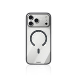 حافظة هاتف iPhone 13/14/15 شفافة لامعة من الكريستال Magsafe 