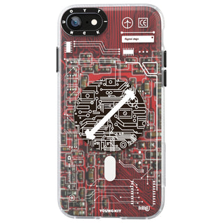 حافظة لوحة دوائر كهربائية مستقبلية Magsafe iPhone7/8/SE 