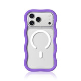 Wavy Removable Silicone Clear Case