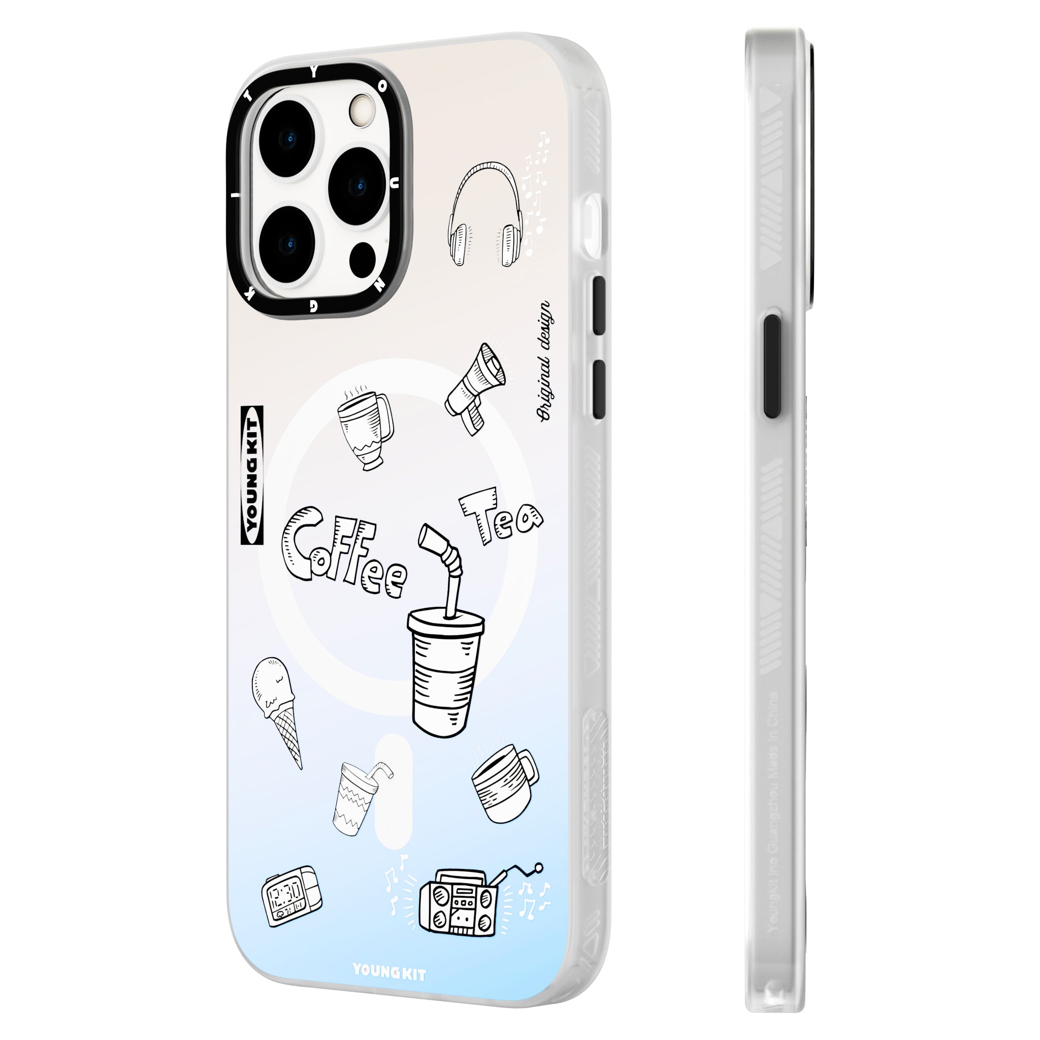 Plaything Magsafe iPhone13/14 Case-White