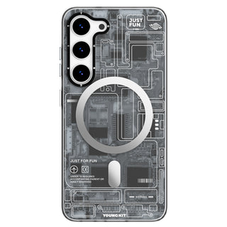 Futuristic Circuit Magsafe Samsung Galaxy S23 Case