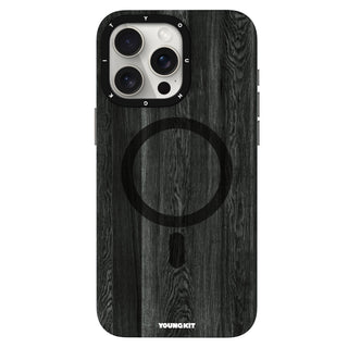 YOUNGKIT Woodland Magsafe iPhone14/15 Case-Ebony
