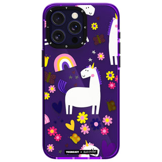 YOUNGKIT X Alice Potter iPhone15 Case-Unicorn Wonderland