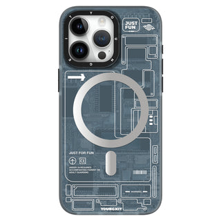 Futuristic Circuit Board Magsafe-iPhone Case