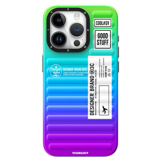 Mysterious Multicolor Gradient Luggage iPhone15 Case