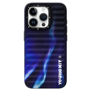 Aurora Luggage-Inspired  Magsafe iPhone15 Case-Blue Shadow